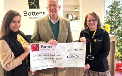 Battens Charitable Trust £500 Christmas donation